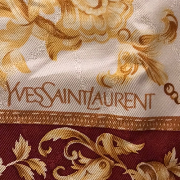 SaintLaurent Vintage Scarf - Picture 3 of 5